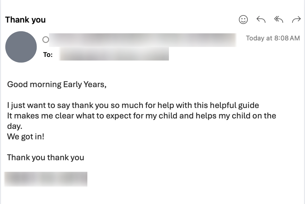 early years pad testimonial